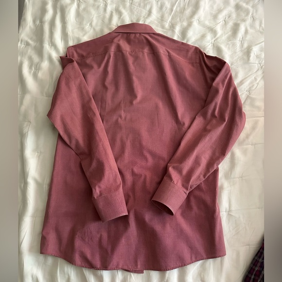 Hugo Boss - Sharp Fit Shirt Structured in Italian Cotton - 16.5 neck 34/35 - Picture 5 of 5